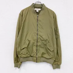 H&M L.O.G.G.　エイチアンドエム　MA-1　ボンバージャケット　ブルゾン　オリーブグリーン　Lサイズ　古着【値引き交渉OK！】のサムネイル