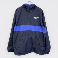 Sport-Tek　アノラックパーカー　ハーフジッププルオーバージャケット　黑　ブラック　XLサイズ　古着【値引き交渉OK！】のサムネイル