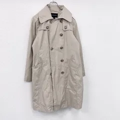 LONDON FOG　ロンドンフォグ　ダブルトレンチコート　ベージュ　Lサイズ　古着【値引き交渉OK！】のサムネイル