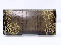 Berluti　ベルルッティ　サンタル　フラップロングウォレット　小銭入れ付き　二つ折り長財布　グリジオ　ゴールド　235749のサムネイル