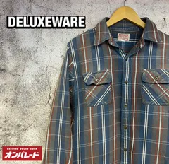 デラックスウエア ヘビーネルシャツ HV-33 1950年代 ヴィンテージチェック オリジナル水牛角ボタンのサムネイル