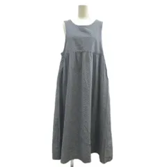 ビームスボーイ BEAMS BOY ワンピース F 青 ブルー ノースリーブ ラウンドネック 花柄 ロング丈/RN ■ECB002のサムネイル