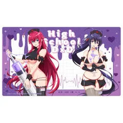 【予約】【新品】【再販】ハイスクールD×D HERO 描き下ろしラバーマット（リアス・グレモリー＆姫島朱乃/黒ナース）【正規品】のサムネイル