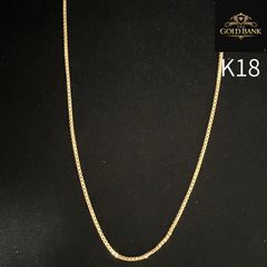 ギンザタナカ 田中貴金属 18金ネックレス 男女兼用（K18）｜中古品
