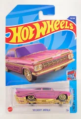 MATTEL CHEVY BEL AIR 4/5 HOTWHEELS '59 CHEVY IMPALA マジェンタ 70/250のサムネイル