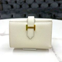 未使用◇HERMES ベアン 長財布 C刻印 コンビネ ホワイト - メルカリ