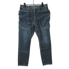 SASSAFRAS ササフラス デニムパンツ フォールリーフ Fall Leaf denim ボタンフライ インディゴ S 27114277のサムネイル