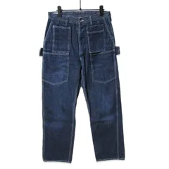 SASSAFRAS ササフラス デニムパンツ ホールプルーナーパンツ Whole Pruner Pants ボタンフライ マルチポケット インディゴ S 27114298のサムネイル