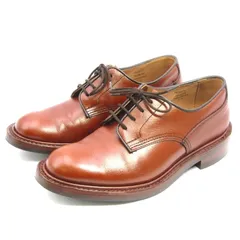 Tricker's トリッカーズ UK6 プレーントゥ 5636/19 WOODSTOCK ウッドストック ダイナイトソール 外羽根 マロンアンティーク  35005752のサムネイル