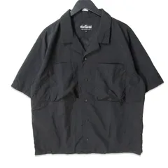 WILD THINGS ワイルドシングス 半袖シャツ WT23008AD SUPPLEX CAMP SHIRT サプレックス キャンプ シャツ ブラック 黒 M 27114305のサムネイル