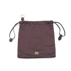 MIU MIU ミュウミュウ スエード ポーチ ダッチェス バッグ 5NG010