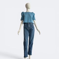 ⭐︎ Ungrid アングリッド デニムパンツ ブルー ストレッチ レディースのサムネイル