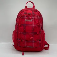 BN9528●Coleman コールマン バックパック チェック柄 レッド 赤 リュック 15Lのサムネイル
