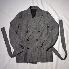 beautiful people ビューティフルピープル CHECK TAILORED JACKET ダブルテーラードジャケット グレー系 size:-【代官山A09】のサムネイル