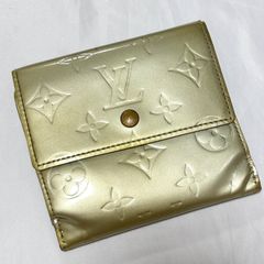 LOUIS VUITTON ヴェルニ 二つ折り財布 ベージュ ラドロー - メルカリ
