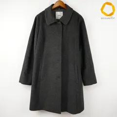 #wnc レリアン Leilian コート 13 グレー 大きいサイズ ステンカラー カシミア レディース [1003883]のサムネイル