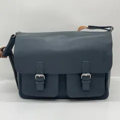 BN9510●BREE ブリー ビジネスショルダーバッグ  フラップショルダー レザー ダークブルーグリーン系のサムネイル