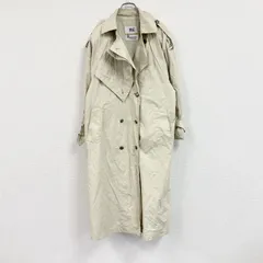 LONDON FOG　ロンドンフォグ　ダブルトレンチコート　水玉　ベージュ　8サイズ　古着【値引き交渉OK！】のサムネイル