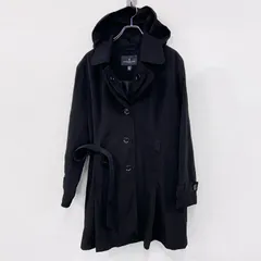 LONDON FOG　ロンドンフォグ　トレンチコート　フーディー　黒　ブラック　XXLサイズ　古着【値引き交渉OK！】のサムネイル