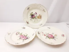 24k-186h 【中古】ROYAL COPENHAGEN ロイヤルコペンハーゲン　プレート　3枚セットのサムネイル