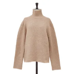 AURALEE オーラリー ニット ピンクベージュ サイズ:1(M) 20秋冬 キャメル ウール タートルネック プルオーバー CAMEL WOOL MIX KNIT TURTLE NECK PULLOVER ニット トップス【レディース】【中古】のサムネイル