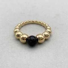 Van Cleef & Arpels ペルレ ヴァリアシオンリング オニキス54 - メルカリ