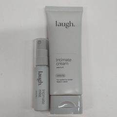 Z1216 K laugh. ラフドット インティメイトクリーム ホワイトリリー 75g／インティメイトフレッシュミスト ホワイトリリー 14mL 計2点セット