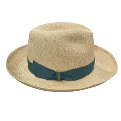 ボルサリーノ 未使用 ハット 麦わら帽子　CA4LA 186000 Borsalino ボルサリーノ ハット 麦わら帽子 CA4LA - メルカリ