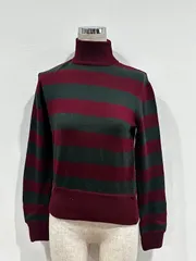 ●Jean Paul Gaultier ボーダーニット 赤×緑_ンBW_D0715-F021のサムネイル