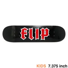 FLIP DECK フリップ デッキ（子供用） TEAM LTD CANCELED LOGO BLACK/RED 7.375　スケートボード スケボーのサムネイル
