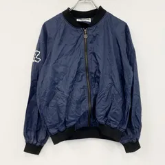 90s　MICHIKO LONDON KOSHINO　ミチコロンドンコシノ　MA-1/ブルゾン　ボンバージャケット　ネイビー　古着【値引き交渉OK！】のサムネイル
