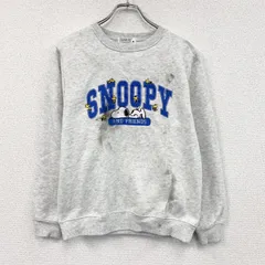PEANUTS　ピーナッツ　SNOOPY　スヌーピー　スウェット/トレーナー　霜降りグレー　Mサイズ　古着【値引き交渉OK！】のサムネイル