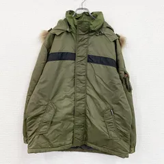 90s　AIR WALK　エアウォーク　フルジップナイロンジャケット　ファー付き　比翼仕立て　カーキ　Mサイズ　古着【値引き交渉OK！】のサムネイル