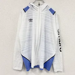 umbro　アンブロ　フルジップジャケット　白　ホワイト　Mサイズ　古着【値引き交渉OK！】のサムネイル