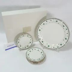 Narumi / ナルミ ◆ナルミ/パーティーセット（大皿1枚 小皿5枚） 6988-314318 ギフト【未使用】 のサムネイル