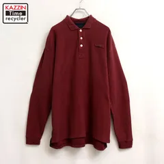 00s ORVIS 鹿の子 長袖ポロシャツ メンズ 表記Lサイズのサムネイル