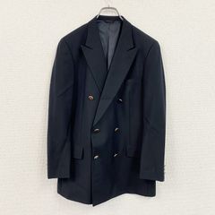 dunhillイタリア製ダブルブレストテーラードジャケット ネイビー訳あり