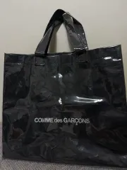 COMME des GARCONS コム・デ・ギャルソン PVC トートバッグ ブラックのサムネイル