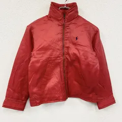 POLO by Ralph Lauren　ポロバイラルフローレン　中綿ジャケット　赤　レッド　Sサイズ　古着【値引き交渉OK！】のサムネイル