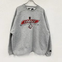 90s　STARTER　スターター　スウェット/トレーナー　ヴィンテージ　灰色　グレー　XLサイズ　古着【値引き交渉OK！】のサムネイル