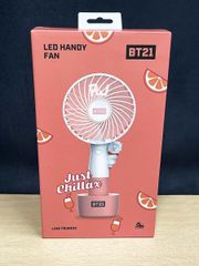 [미개봉] BTS 방탄소년단 LED 핸디팬 선풍기 BT21 RJ ROYCHE LINE FRIENDS RHF-BT21-RJ-LED