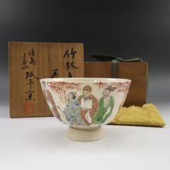 清朝期 色絵人物文高台杯 中国美術 唐物 清朝期 色絵人物文高台杯 中国美術 唐物 - メルカリ