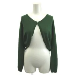 ミラショーン mila schon カーディガン カシミヤ 40 緑 グリーン Vネック 長袖 /KK ■GY44のサムネイル
