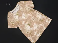 新品 Eddie Bauer エディーバウアー 総柄 Tシャツ sizePM/ベージュ ■◆ レディースのサムネイル