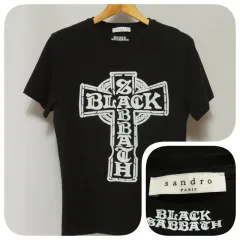 Sandro サンドロ ブラック 半袖 Tシャツ レディース Mサイズのサムネイル