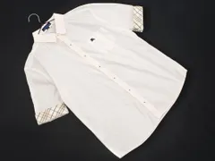 BURBERRY バーバリー BLUE LABEL ブルーレーベル 半袖 シャツ sizeM/白 ■◆ メンズのサムネイル