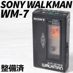 SONY WALKMAN WM-7 カセットウォークマン ブラック 整備済 SONY WALKMAN WM-7 カセットウォークマン ブラック 整備済 TY457