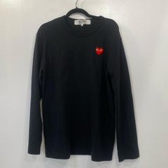 PLAY COMME des GARCONS 長袖Tシャツ ブラック - メルカリ
