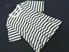 Alexander Wang アレキサンダーワン ボーダー 切替 カットソー ベージュｘ紺 ■◆ レディースのサムネイル