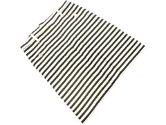 PEARLY GATES パーリーゲイツ ゴルフ ウール紺 ニット ボーダー スカート size1/オフホワイトｘ黒 ◇■ レディースのサムネイル